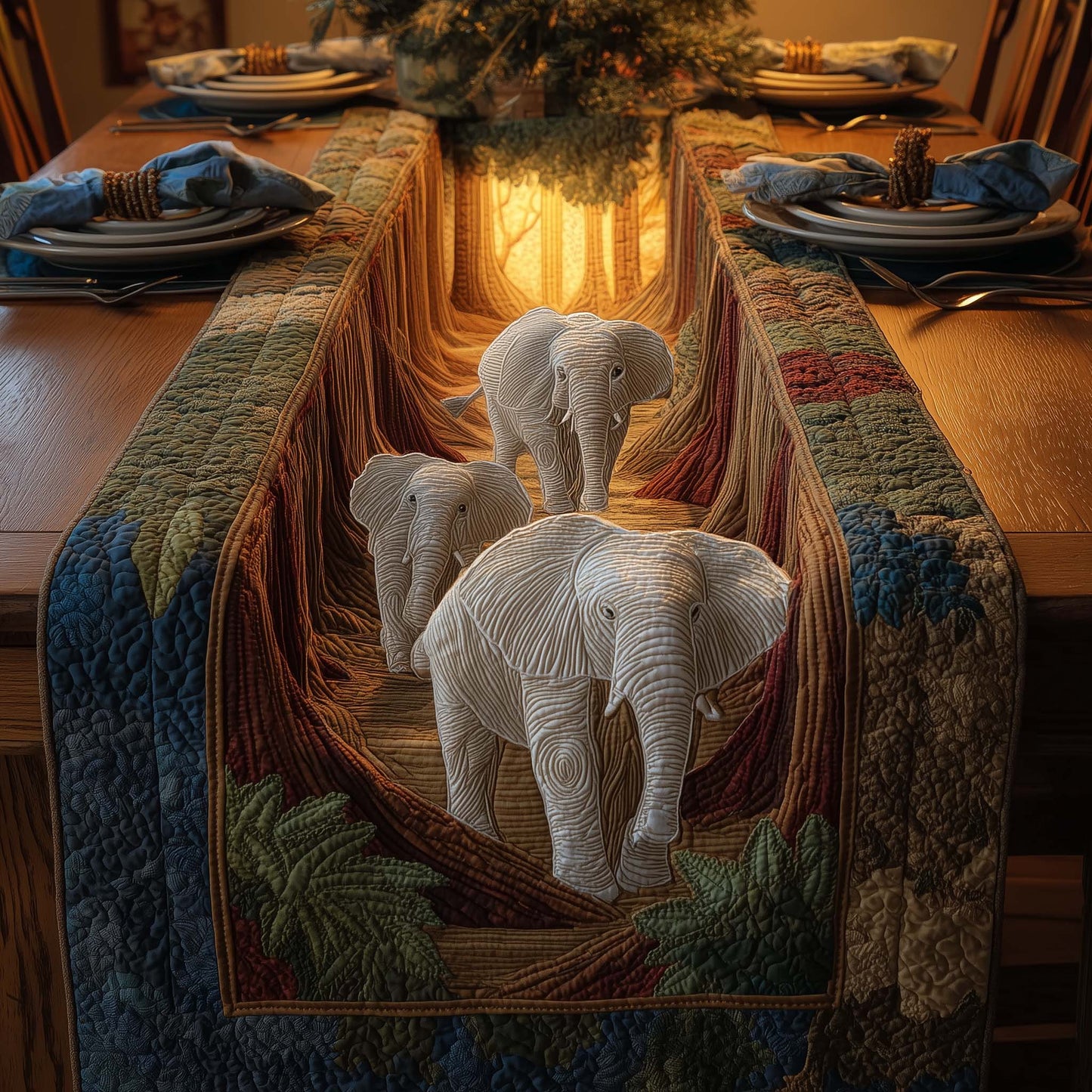 Woodland Monarch Quilted Table Runner GFTOYC2656