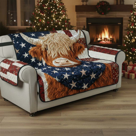 Patriot Highland Quilted Sofa Cover GFTOYC2668