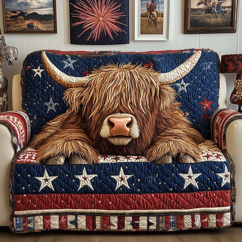 Patriot Highland Quilted Sofa Cover GFTOYC2671