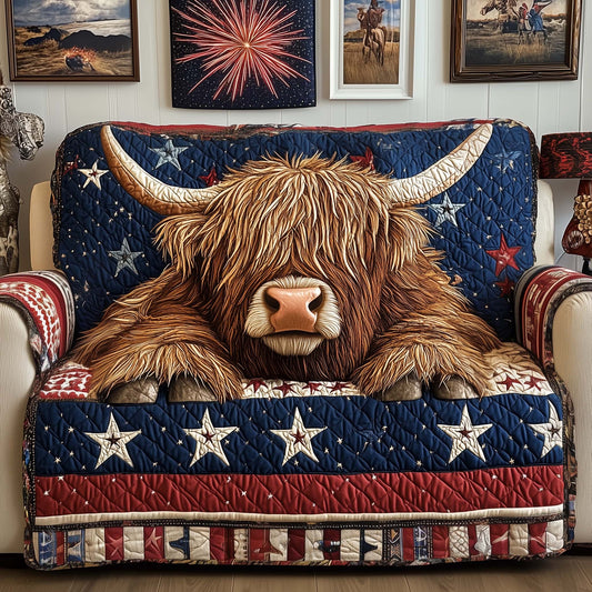 Patriot Highland Quilted Sofa Cover GFTOYC2671
