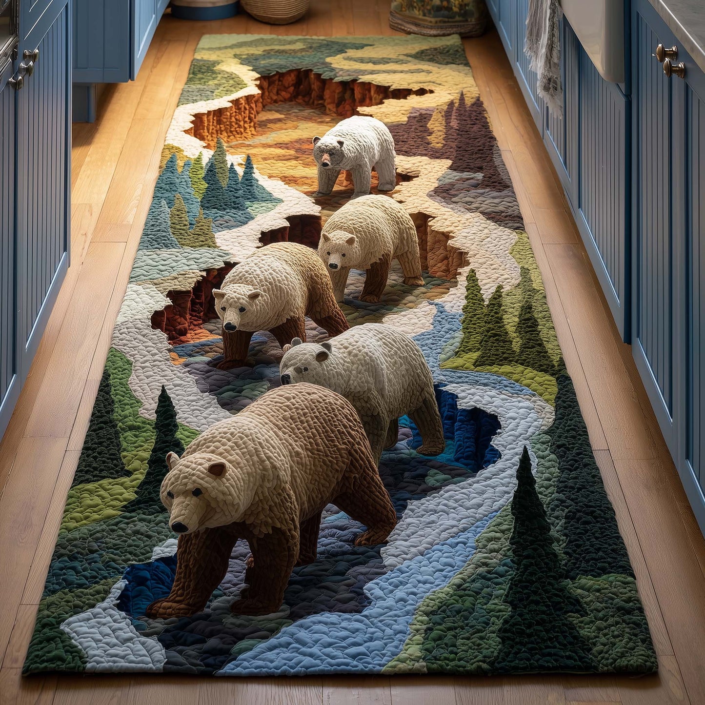 Woodland Bear Runner Rug GFTOYC2708