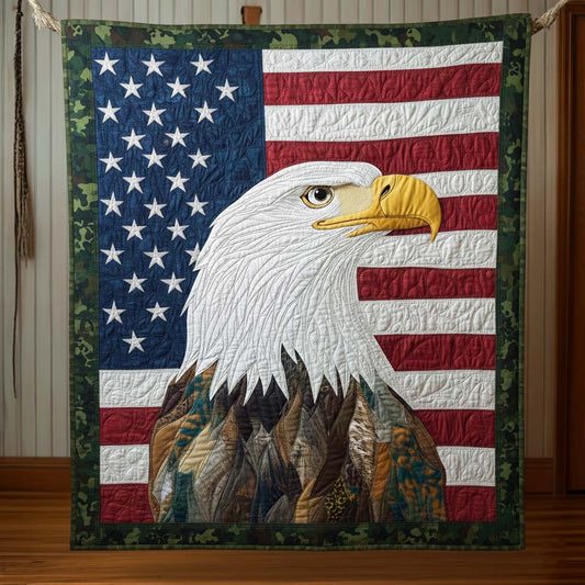 Eagle Emble Quilted Blanket GFTOYC2720