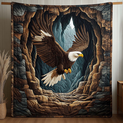 Eagle Emble Quilted Blanket GFTOYC2721