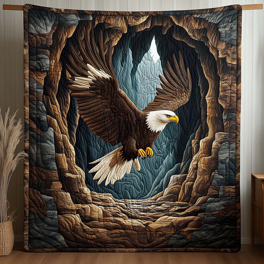 Eagle Emble Quilted Blanket GFTOYC2721