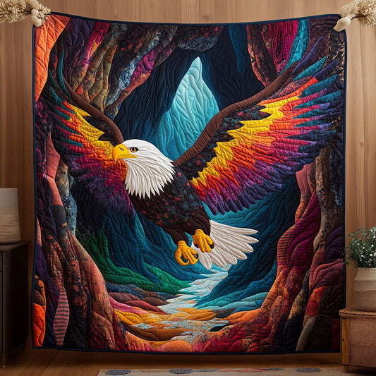 Eagle Emble Quilted Blanket GFTOYC2722