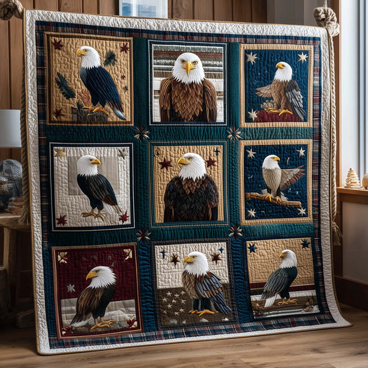 Eagle Emble Quilted Blanket GFTOYC2724