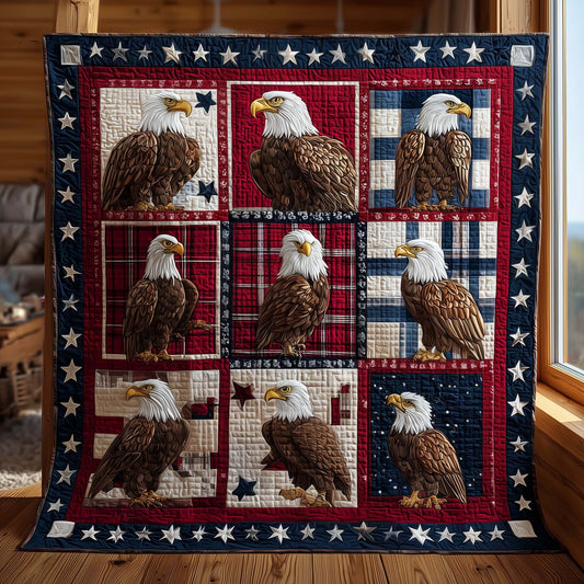 Eagle Emble Quilted Blanket GFTOYC2725