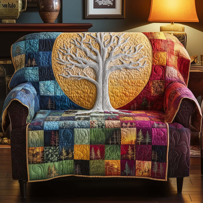 Tree of Life Quilted Sofa Cover GFTOYC2780