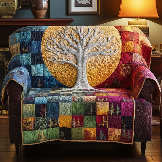 Tree of Life Quilted Sofa Cover GFTOYC2780