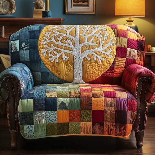 Tree of Life Quilted Sofa Cover GFTOYC2781