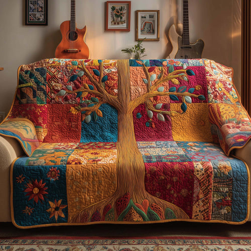 Tree of Life Quilted Sofa Cover GFTOYC2783