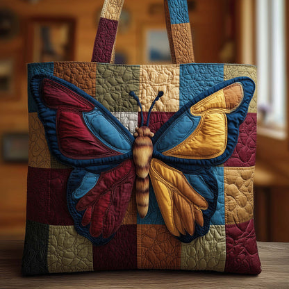 Beauty Butterfly Quilted Tote Bag GFTOYC2815