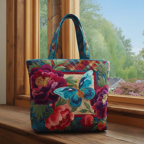 Beauty Butterfly Quilted Tote Bag GFTOYC2819