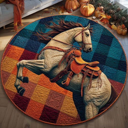 Majestic Horse Quilted Round Mat GFTOYC2824