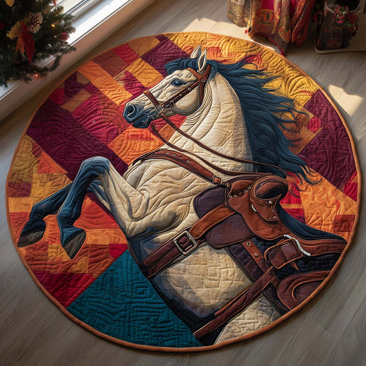 Majestic Horse Quilted Round Mat GFTOYC2825