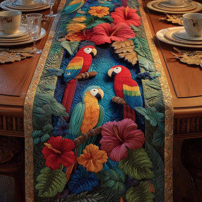 Tropical Parrot Quilted Table Runner GFTOYC2847