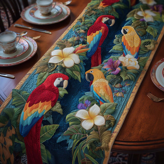 Tropical Parrot Quilted Table Runner GFTOYC2849