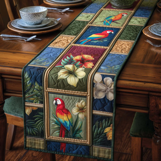 Tropical Parrot Quilted Table Runner GFTOYC2850
