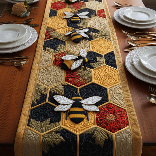 Honey Bee Quilted Table Runner GFTOYC2886