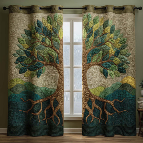 Tree of Life Quilted Curtains GFTOYC2894