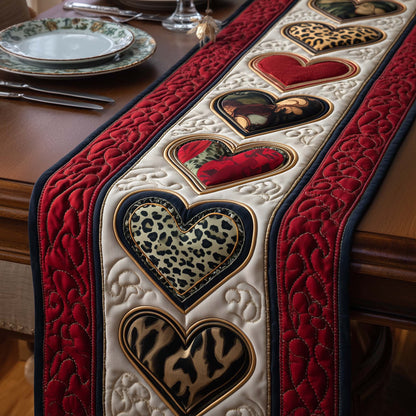 Velvet Heart Quilted Table Runner GFTOYC2900