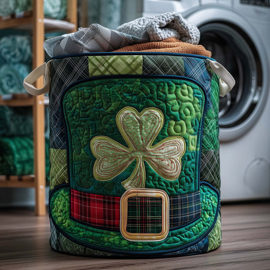 Irish Charm Quilted Laundry Basket GFTOYC2965