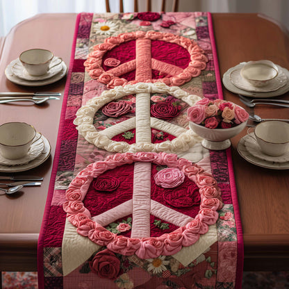 Peaceful Love Quilted Table Runner GFTOYC2993