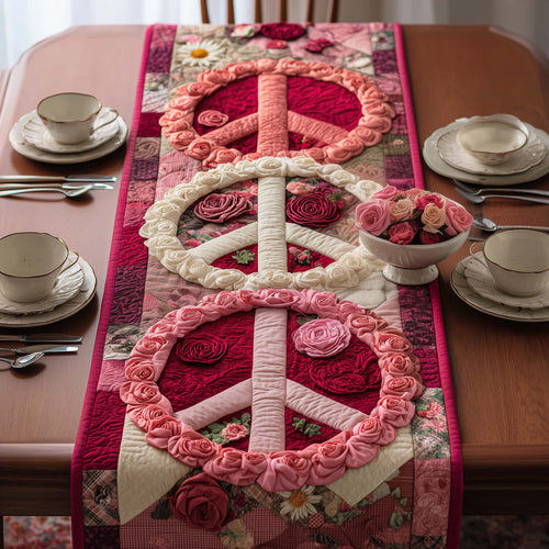 Peaceful Love Quilted Table Runner GFTOYC2993