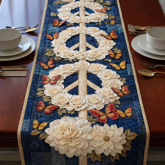 Peaceful Love Quilted Table Runner GFTOYC2994