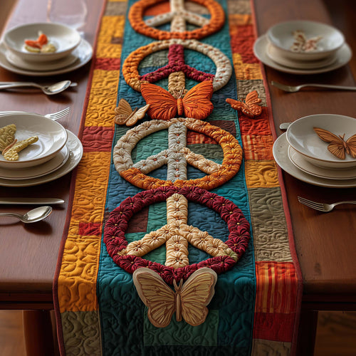 Peaceful Love Quilted Table Runner GFTOYC2995
