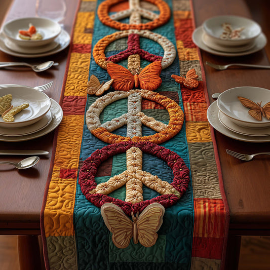 Peaceful Love Quilted Table Runner GFTOYC2995