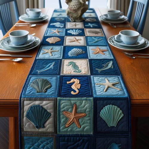 Ocean Party Quilted Table Runner GFTOYC3026