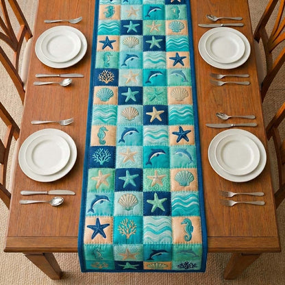Ocean Party Quilted Table Runner GFTOYC3027