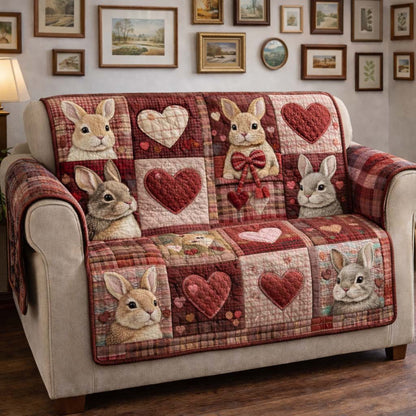 Tender Bunny Quilted Sofa Cover GFTOYC3136