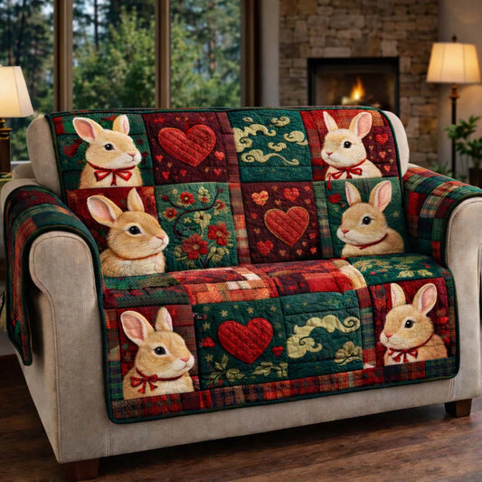 Tender Bunny Quilted Sofa Cover GFTOYC3137