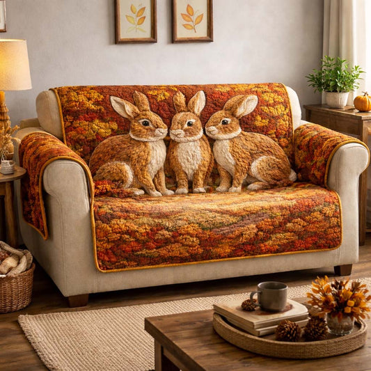 Tender Bunny Quilted Sofa Cover GFTOYC3138