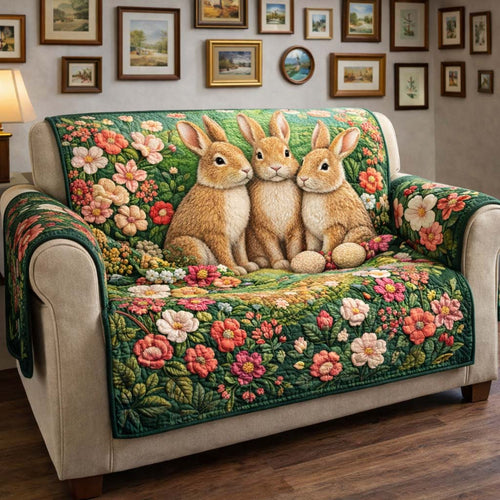 Tender Bunny Quilted Sofa Cover GFTOYC3139