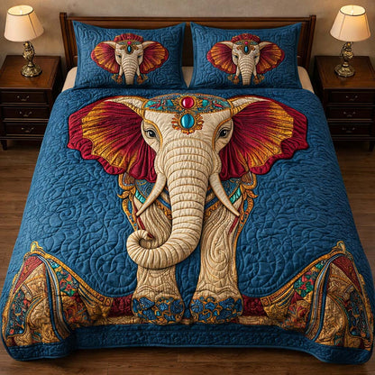 Gentle Jumbo 3-Piece Quilted Bedding Set GFTOYC3172