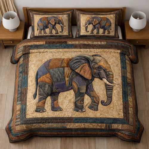 Gentle Jumbo 3-Piece Quilted Bedding Set GFTOYC3176