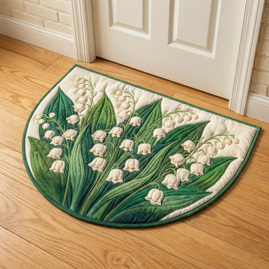 Lily of the Valley Quilted Welcome Mat GFTOYC3235