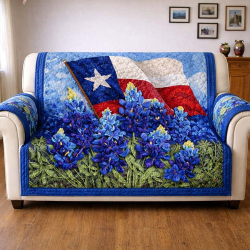 Texas Bloom Quilted Sofa Cover GFTOYC3237