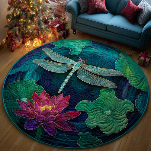 Serene Wings Quilted Round Mat GFTOYC3273