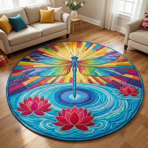 Serene Wings Quilted Round Mat GFTOYC3277