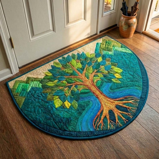 Tree of Life Quilted Welcome Mat GFTOYC3292