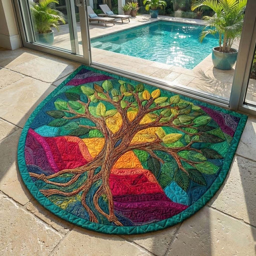 Tree of Life Quilted Welcome Mat GFTOYC3293