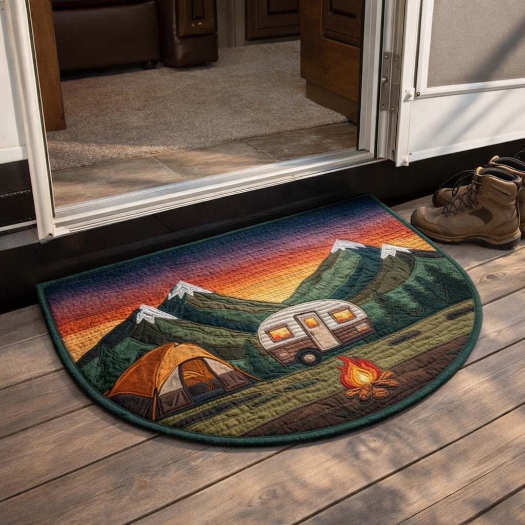 Camp Life Quilted Welcome Mat GFTOYC3301