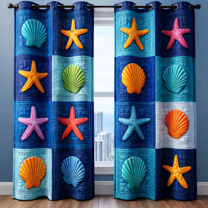 Sacred Sea Quilted Curtains GFTOYC3323