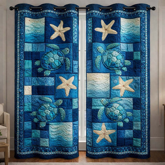 Sacred Sea Quilted Curtains GFTOYC3324