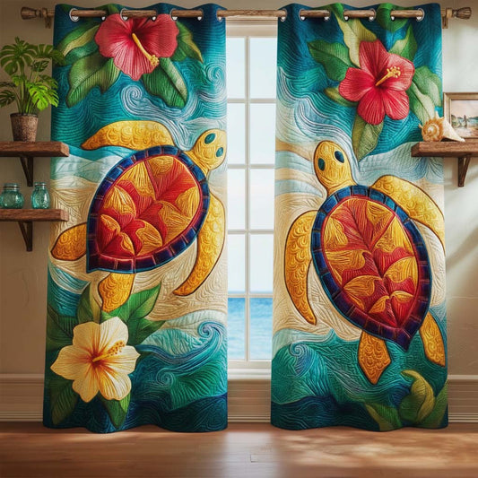 Sacred Sea Quilted Curtains GFTOYC3325