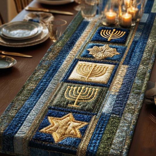 Hanukkah Quilted Table Runner GFTOYC3331